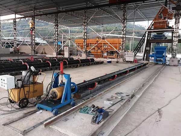 Nom du projet: Ligne de production de poteaux en béton en Malaisie